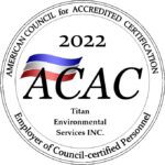 ACAC employer of council-certified personal badge for titan environmental services