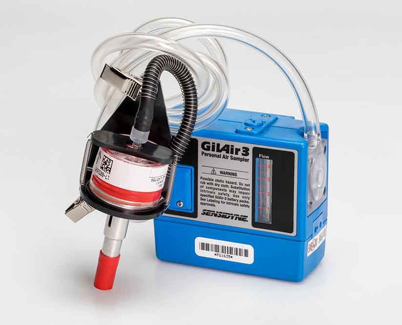 An air quality sampling device